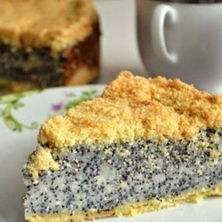 Немецкий нежнейший маковый творожник