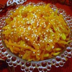 Салат из тыквы, яблок и кураги | Ленивая кухарка