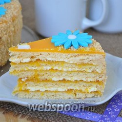 Песочный апельсиновый торт