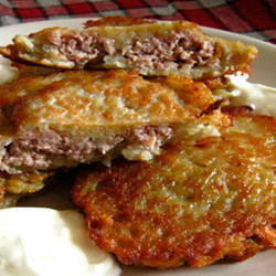 Драники с фаршем