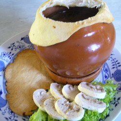 Грибной суп в горшочке, легкий, быстрый, вкусный