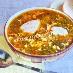 Зеленый борщ с щавелем и яйцом - 3 РЕЦЕПТА