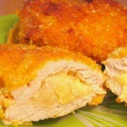 «Кармашки» из свинины с ананасами