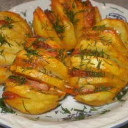 Гармошка из картошки в пароварке