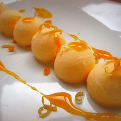 Мандариновое мороженое