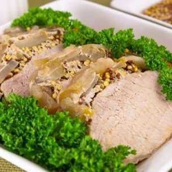 Свинина с яблоками в фольге