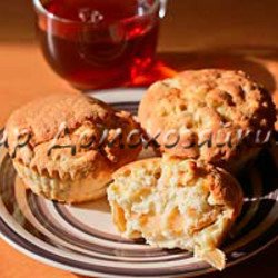 Кексы с яблоками - два варианта. Мини-шарлотка