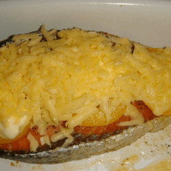 Лосось с помидорами под сырной корочкой | Ленивая кухарка