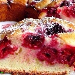 ВИШНЁВЫЙ ПИРОГ НА СМЕТАНЕ