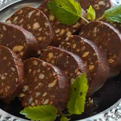 Шоколадная колбаса со сгущенкой