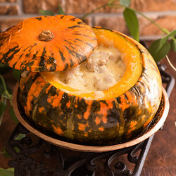 Тыква, фаршированная курицей и сыром (запеченная в духовке) - пошаговый рецепт с фото на Готовим дома