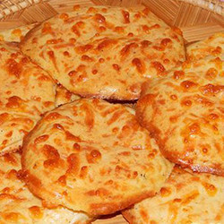 Тонкие сырные лепёшки в духовке