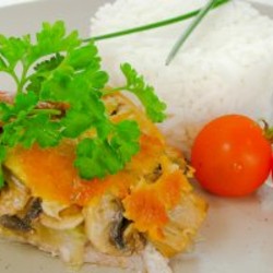 Свинина/говядина/курица + лук, грибы, сыр - ДШ