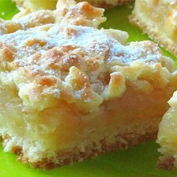 Нежный пирог с сочной, лимонно-яблочной начинкой