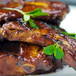 Свиные ребрышки по-канадски