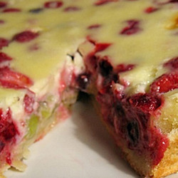 Самый вкусный заливной песочный пирог с ягодами