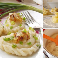 Домашние Вареники с Картошкой