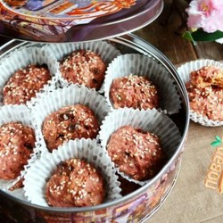 Свекольно-кунжутное печенье