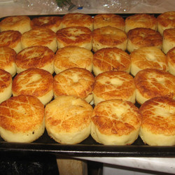 Картофельные биточки в духовке