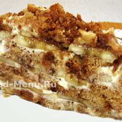 Бананово-пряничный торт