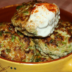 Кабачковые котлеты с фаршем