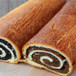 Самый вкусный рулет на сдобном тесте!