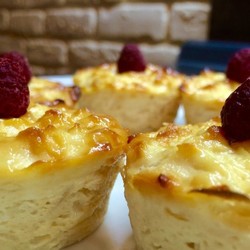 Творожное суфле с бананом