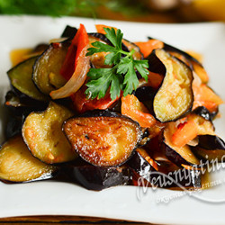 Соте из баклажанов