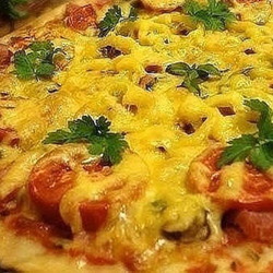 Невероятно вкусная тонкая итальянская пицца
