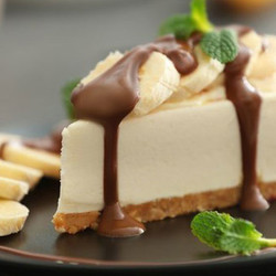 Банановый нежный чизкейк