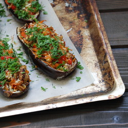 ДШ - Фаршированные баклажаны в духовке