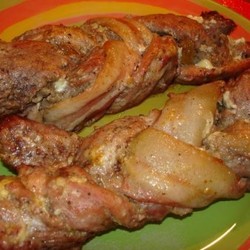 Оригинальное блюдо Мясная косичка