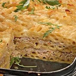 Макаронная запеканка с мясом