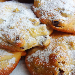 Быстрое яблочное печенье.