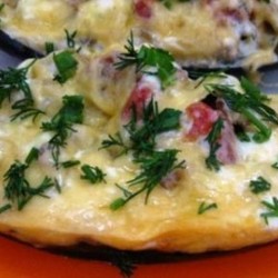 БАКЛАЖАНЫ, ФАРШИРОВАННЫЕ МЯСОМ, В МУЛЬТИВАРКЕ