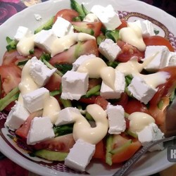 СЫР ФЕТА + ПОМИДОРЫ, ОГУРЦЫ | Кусок Пирога