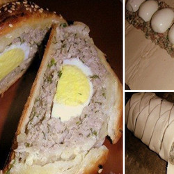Мясной рулет с яйцом. Невероятно вкусное блюдо!