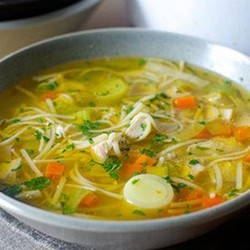 Куриный суп с секретом (обж. лапша)