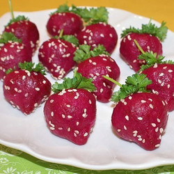 Закуска из селёдки "Клубничка"