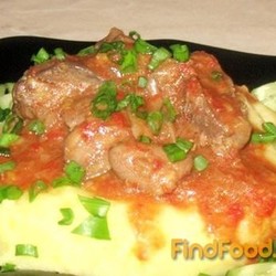 КУРИНАЯ ПЕЧЕНЬ + КРАСНОЕ ВИНО