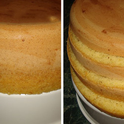 Самый простой рецепт бисквита. Такого высоченного у меня ещё не получалось!