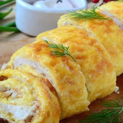 Вкуснейший куриный рулет. Съели до последнего кусочка!