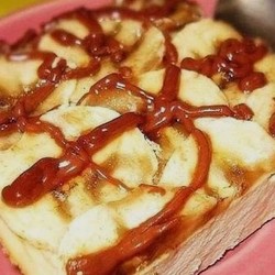 Творожно-банановый десерт