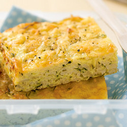 Кабачковая запеканка с рисом | ReRecept