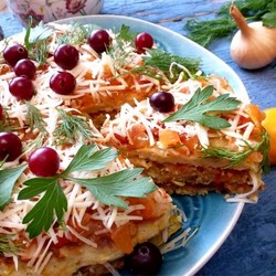 Кабачковый торт «Мозаика» - Эфария