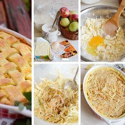 Ароматный яблочный пирог