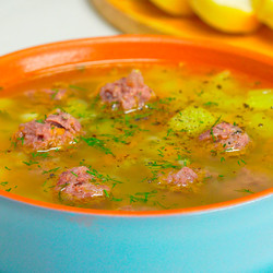 Суп с фрикадельками