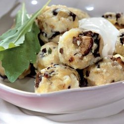 Кнедлики с грибами