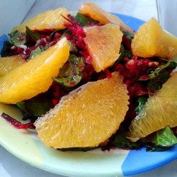 Свекольный салат с апельсинами