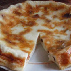 Творожная запеканка с яблоками